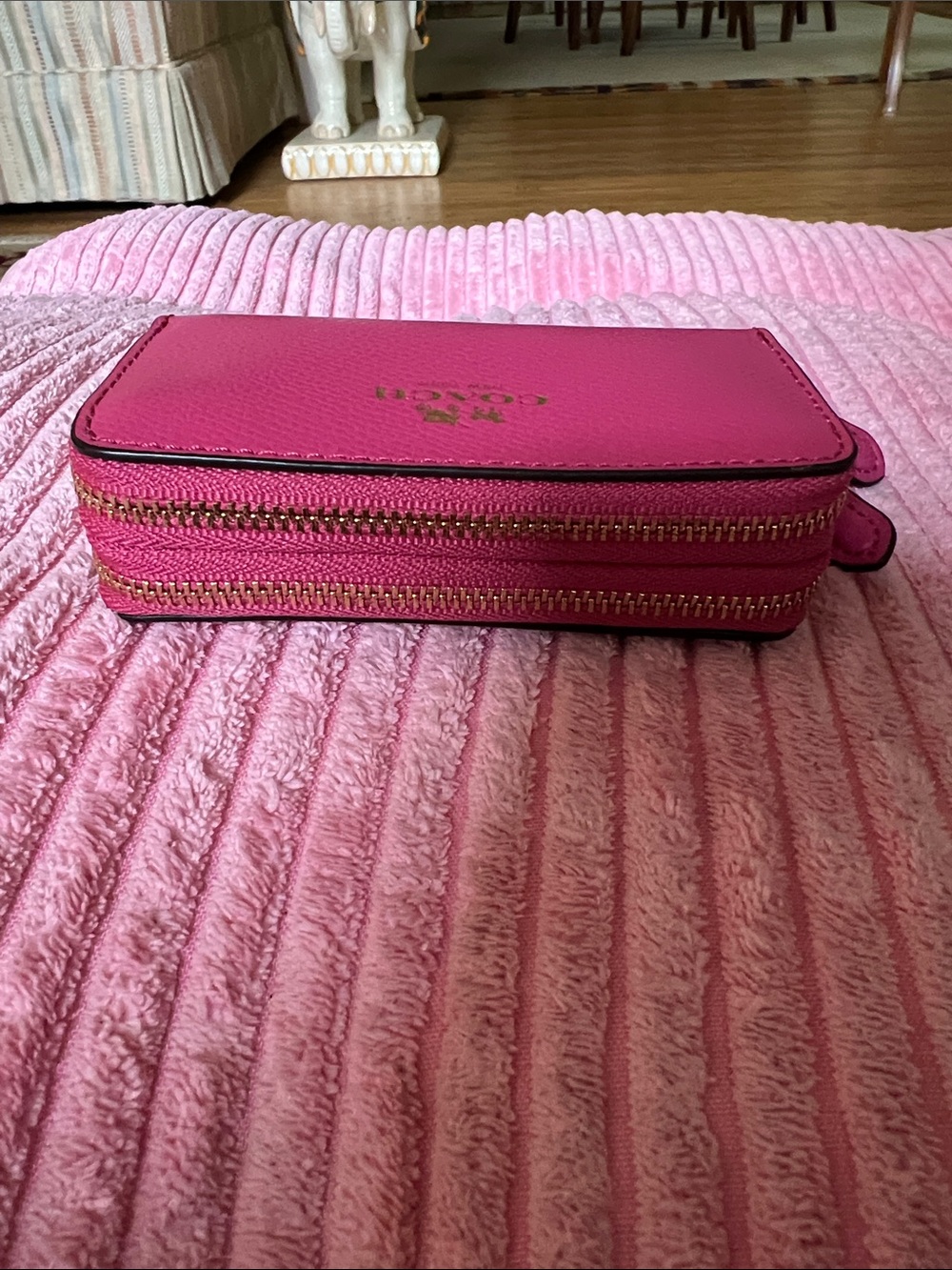 Coach Double Zip Card Case/Wallet-Like New - Picture 8 of 15